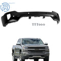 Front Bumper Face Bar Steel Black for Chevrolet Silverado 1500 (2016–2018)