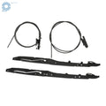 Set of 2 Sunroof Glass Cables and Track Assembly for Ford F150 (2015–2020)