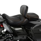 Driver Passenger Seats Backrest for Harley CVO Street Road Glide (2009–2023)