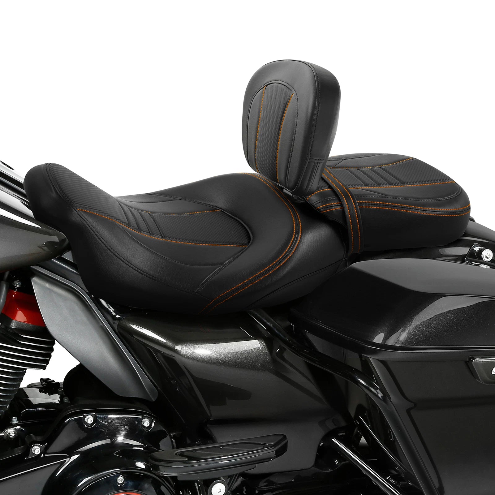 Driver Passenger Seats Backrest for Harley CVO Street Road Glide (2009–2023)