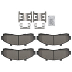 Front Ceramic Brake Pads Kit for Mercury Mountaineer (1997-2001)