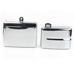 Chrome Battery Side Covers for Harley Dyna Fat Bob Super Glide (2006-2017)