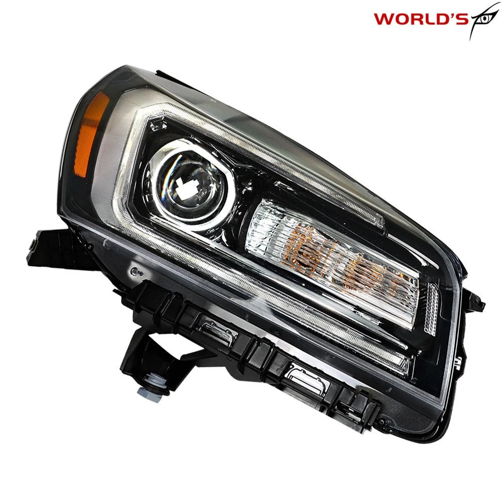 Projector Headlight for GMC Acadia (2013–2016) Halogen with LED Tube Black Right