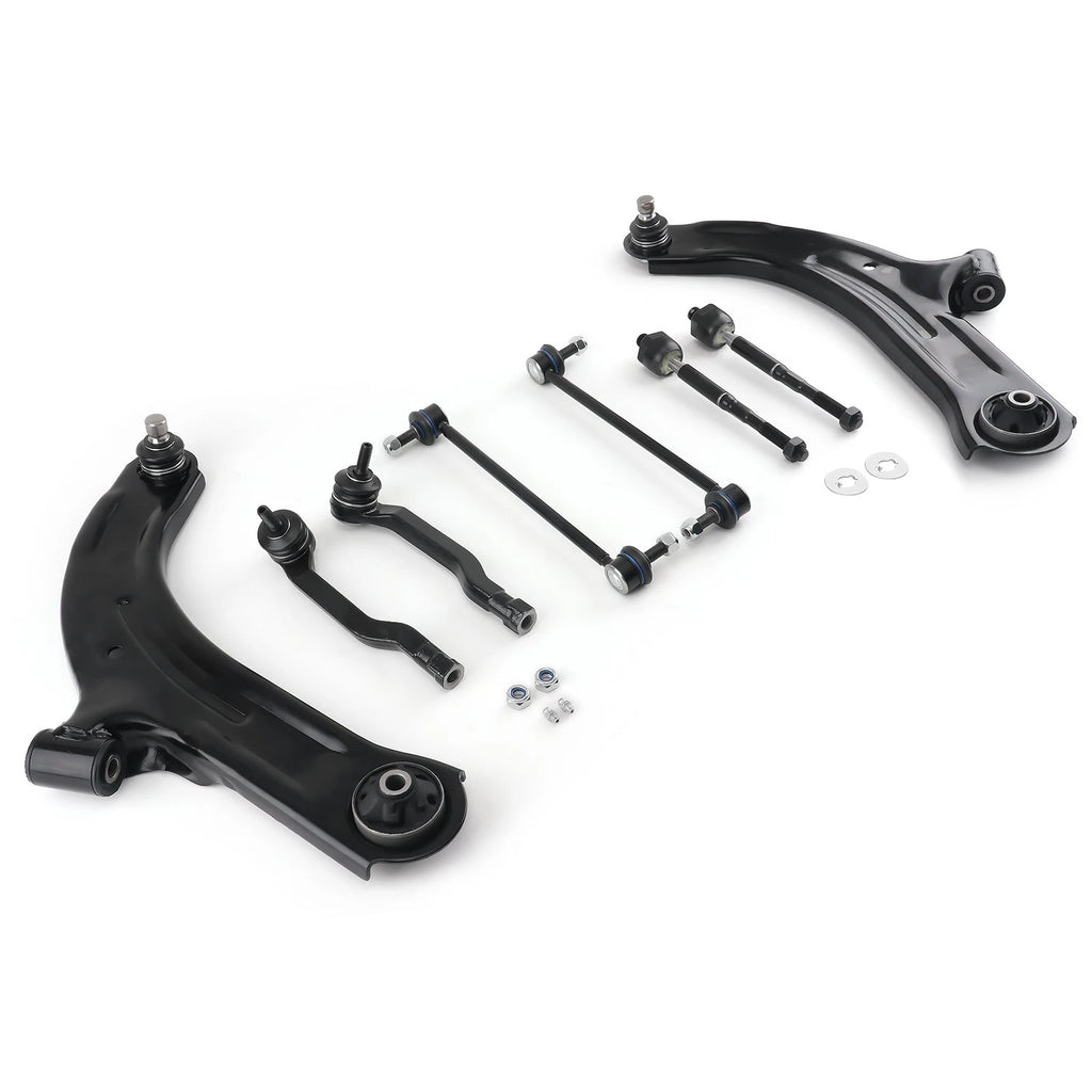 Front Lower Control Arm Tie Rod Suspension Kit for Nissan Versa (2007–2013)