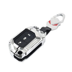 Keyless Remote Key Fob Cover for Jeep Wrangler (2018–2024), Gladiator (2020–2024)