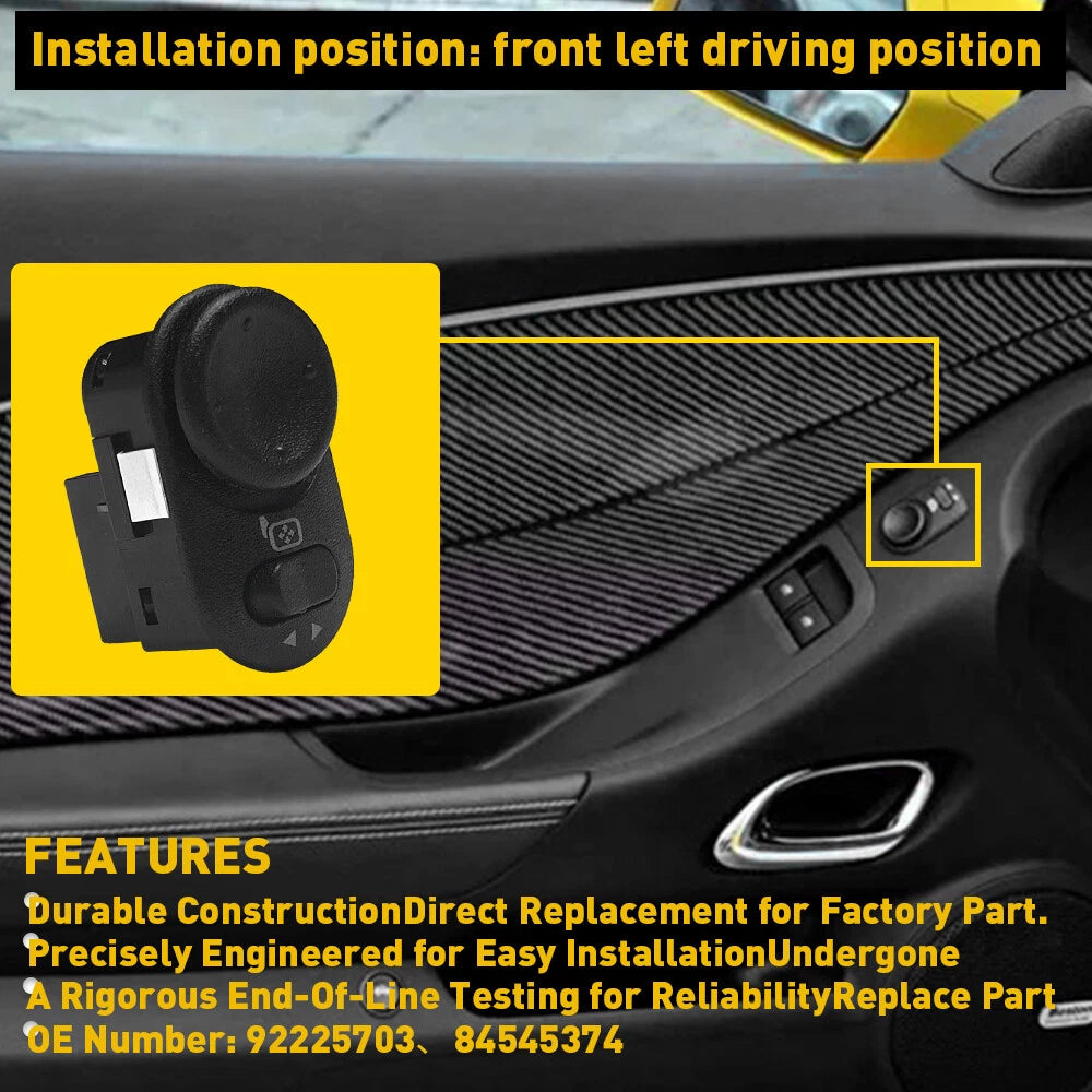 Power Mirror Switch for Chevrolet Camaro (2010–2015)