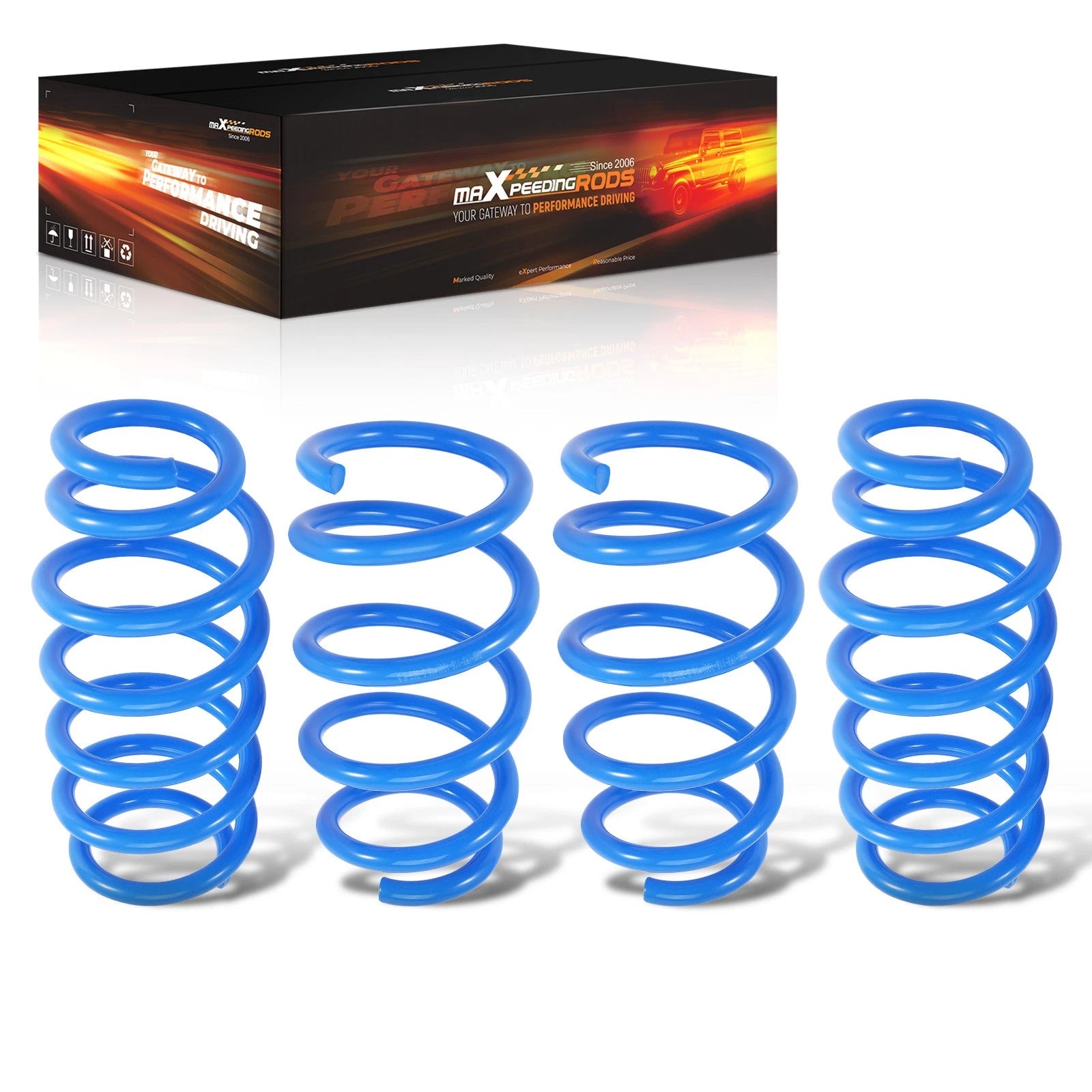 Set of 4 Lowering Springs for Tesla Model 3 (2017–2023)