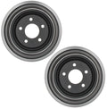 Set of 2 Rear Brake Drums for Chevy Celebrity Pontiac 6000 (1982–1990)
