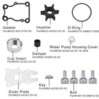 Water Pump Impeller Repair Kit 63D-W0078-01-00 for Yamaha 40-60HP (1990–2023)