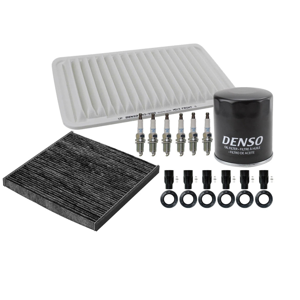 Tune Up Kit with 6 NGK Spark Plugs & Boots for Camry Sienna Solara (2000–2006)