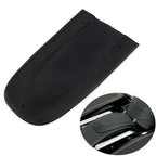 Black Flame Rear Fender Bib Leather Solo Seat for Harley Street Glide (2006-2023)