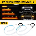 23.6" LED Headlight Strip Light for Universal Vehicles (Dynamic Amber DRL)