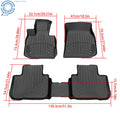 Set of 4 Floor Mats Cargo Liner for BMW X3 G01 (2018–2024) X4 G02 (2019–2024)