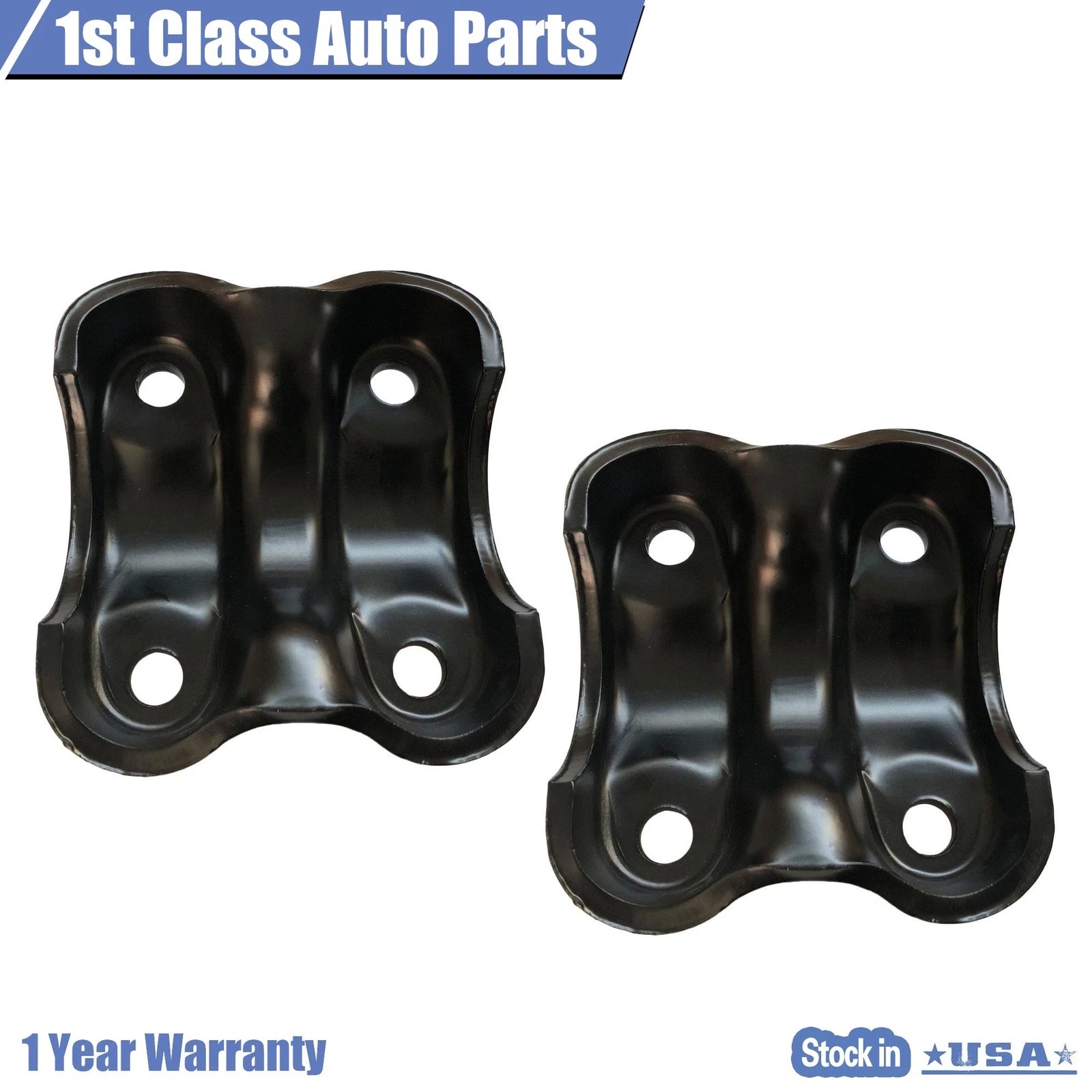 2X Rear Suspension U-Bolt Plate for Chevrolet Silverado 1500 (1999–2006)