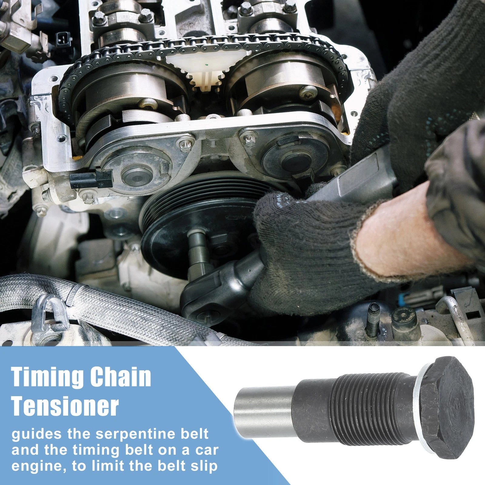 Right Engine Timing Chain Tensioner No. 7U3Z6K254A for Ford Explorer (2000–2008)