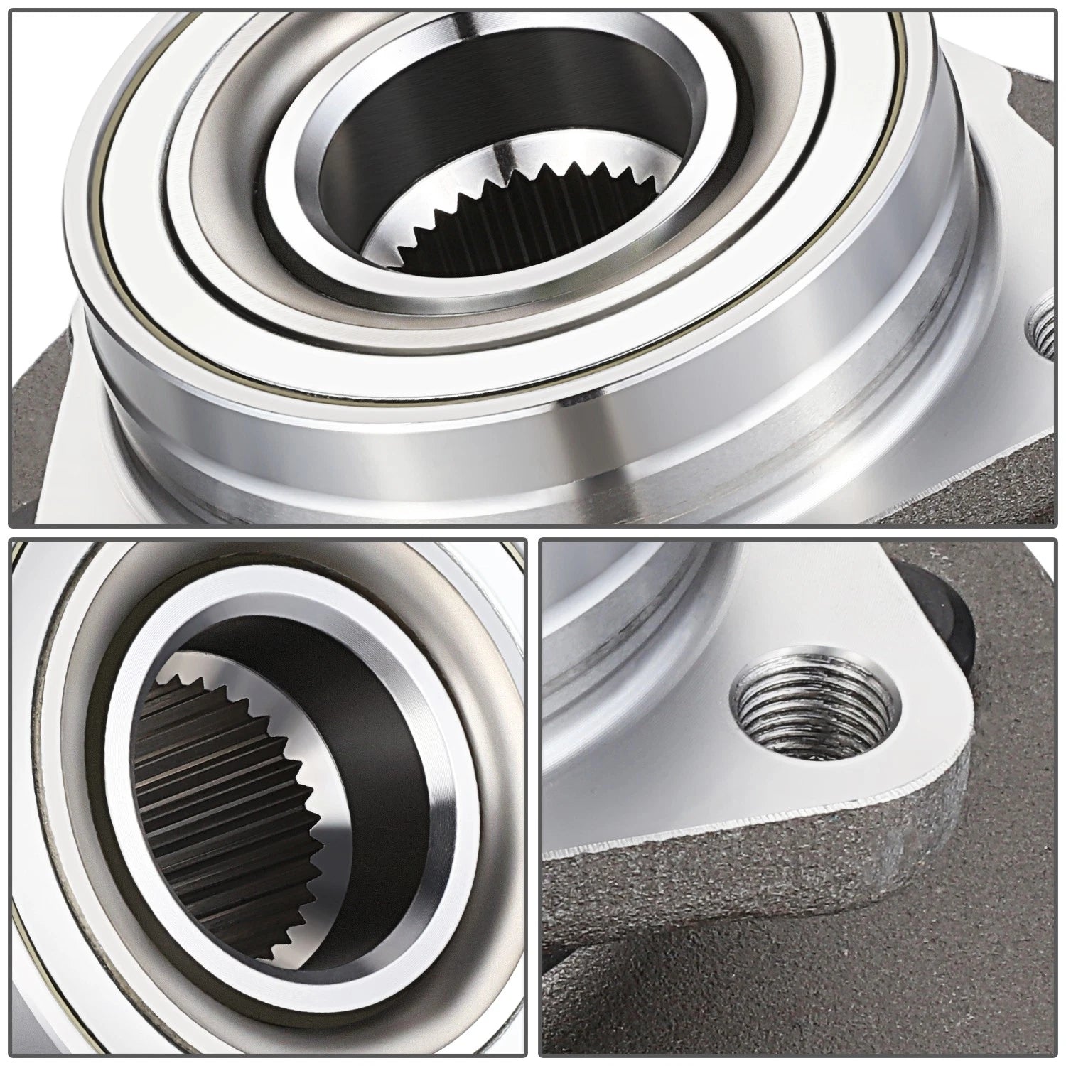 Set of 2 Wheel Bearing & Hub for Ford F-150 4WD (1997–2000)