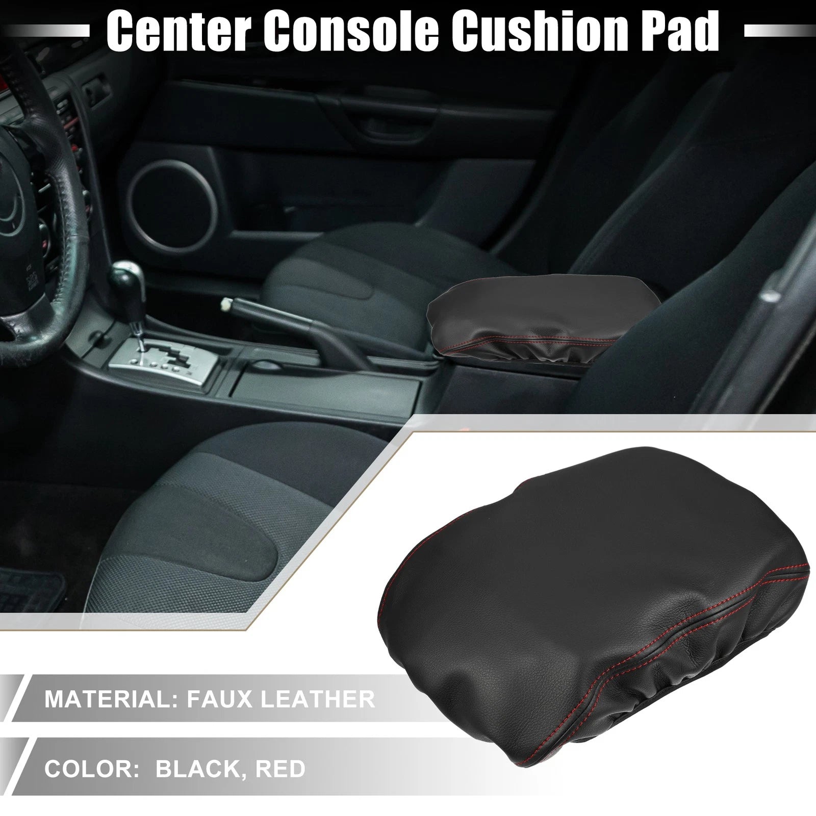 Center Console Pad Armrest Cover for Mazda 3 (2019–2023) 766549677621