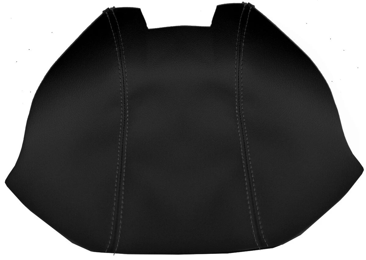 Leather Console Lid Armrest Cover for Volvo XC90 (2003–2014) Black