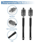 2 Pcs Front Inner Tie Rod End Links for Toyota Solara (2004–2008) No.EV420