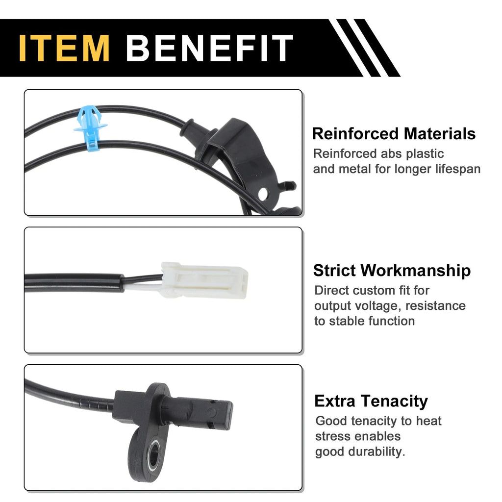 ABS Wheel Speed Sensor No. 57470TF0013 for Honda Fit (2009–2013) Rear Right