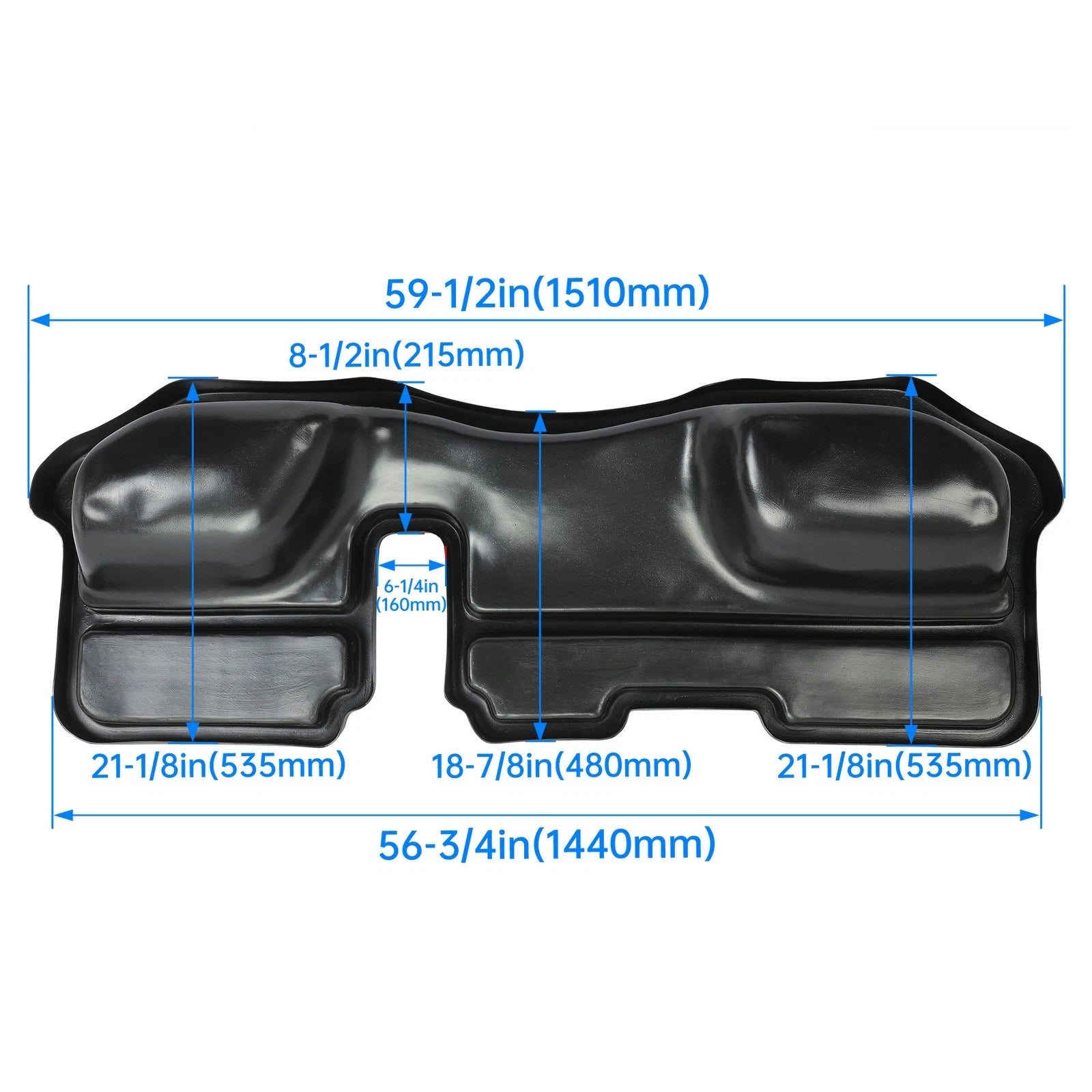 UnderSeat Storage Box for Dodge Ram 1500 2500 3500 Crew Cab (2002–2019)