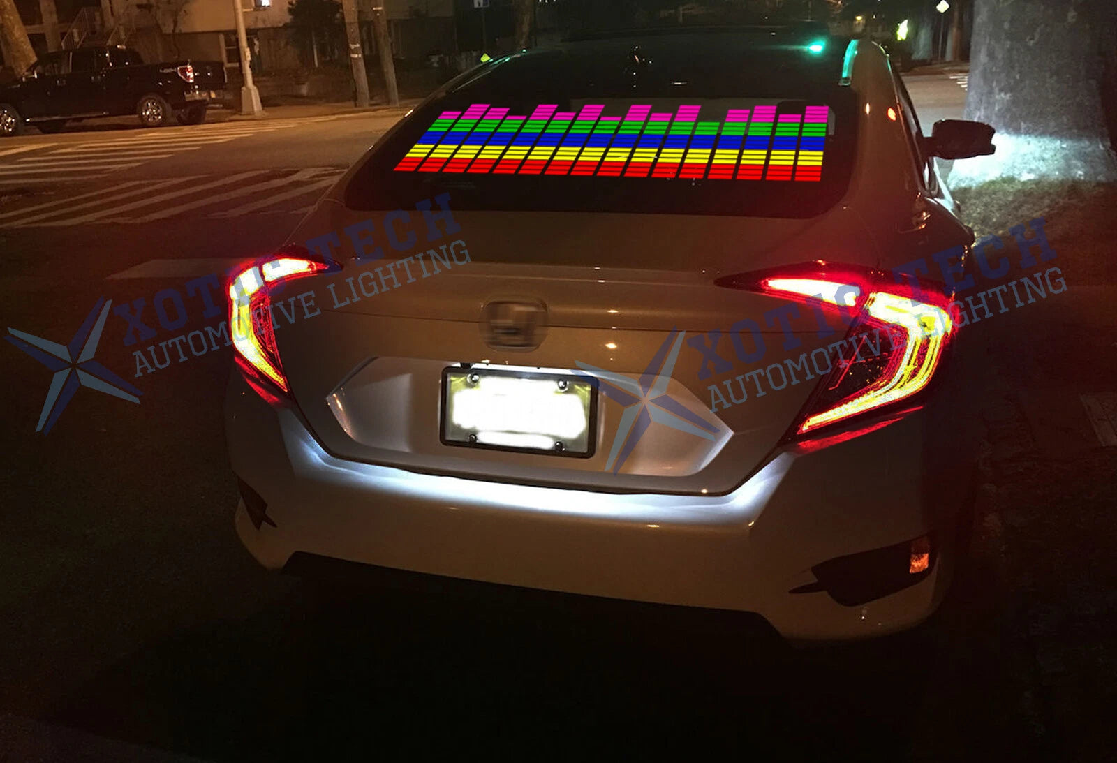 Music Color Rhythm LED Flash Light Sound-Activated Equalizer Lamp for Car (2020-2024)