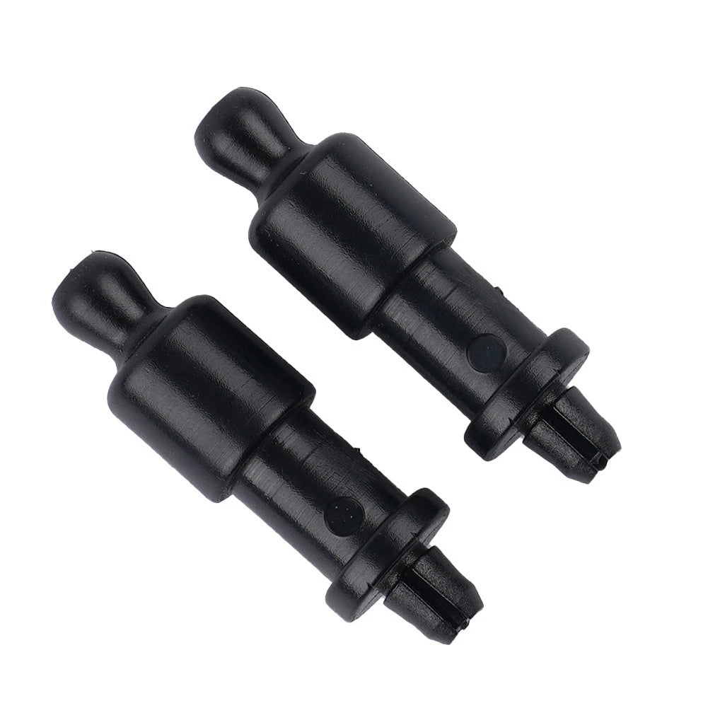2X Plastic String Clips for Parcel Shelf Accessories (4.5x1.2cm) Black