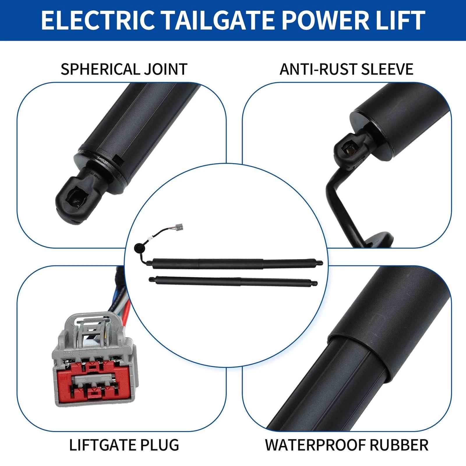 Rear LH RH Tailgate Power Lift Support for Ford Explorer (2011–2015) No.BB5Z14B351A