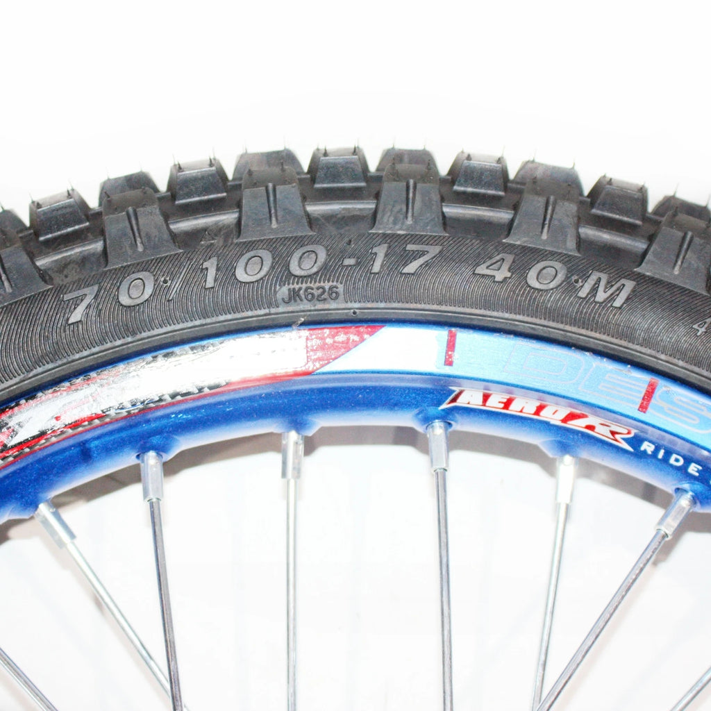 12mm Axle Front Wheel Rim Knobby Tyre for PIT PRO Dirt Bike (70/100-17)