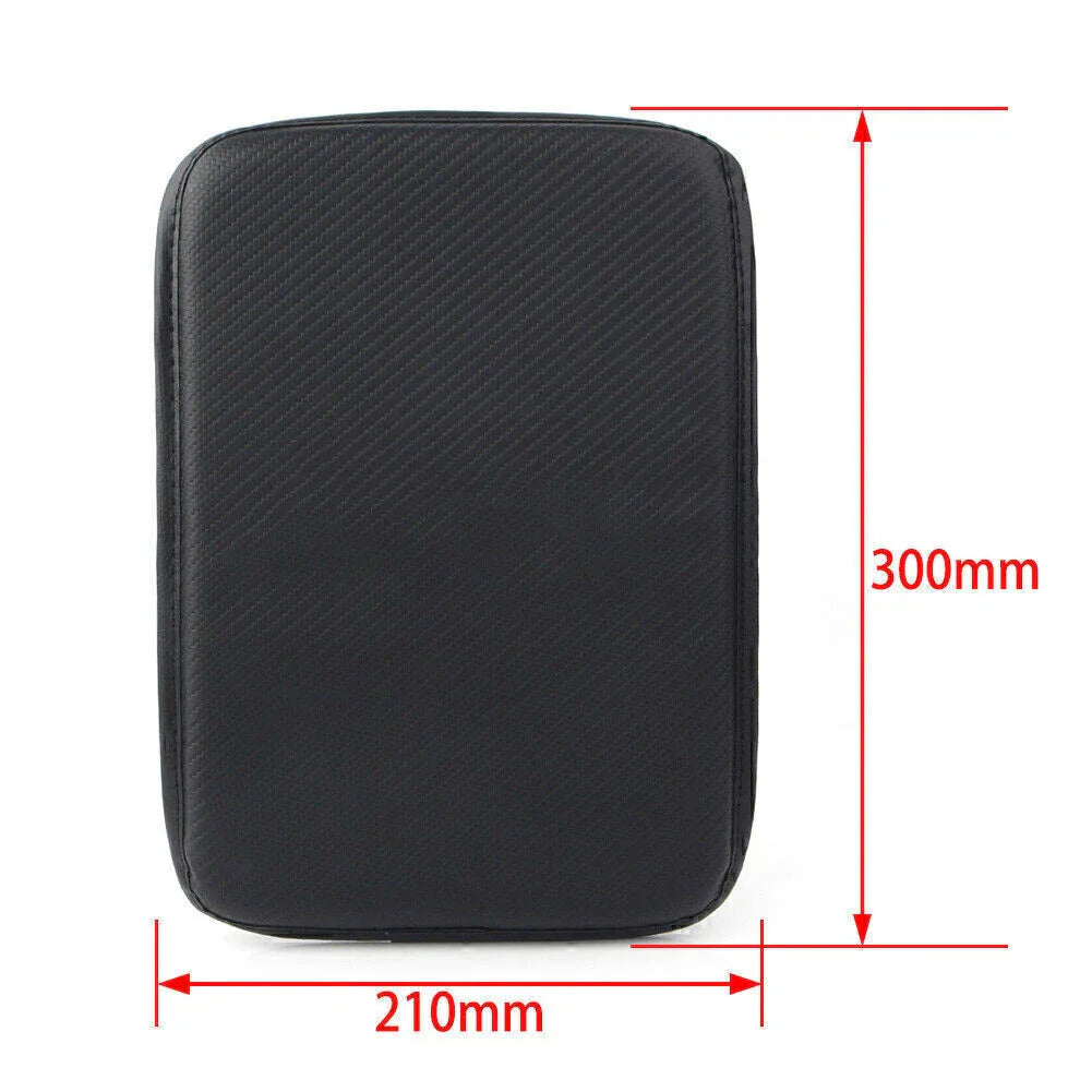 Carbon Center Console Armrest Cushion Comfort Mat Pad Cover