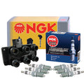 NGK DIS Ignition Coil & 6 Iridium IX Spark Plugs Kit for Ford Mazda V6