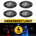 Set of 4 Blue LED Rock Lights for Universal Offroad Trucks