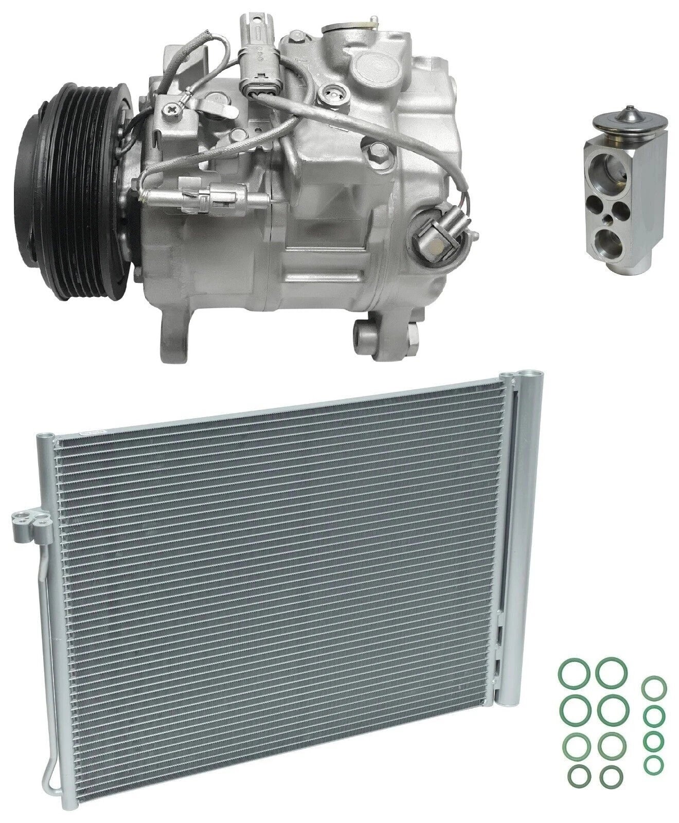 AC Compressor Kit with Condenser for BMW X5 3.0L Diesel (2017–2017)