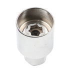 Silver Anti-theft Wheel Bolt Lock Nut Key for Jeep Renegade, Cherokee (2015-2023)
