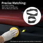 Set of 1 Car Door Anti Kick Pad Sticker Protector for Hyundai Santa Fe (2013–2018)