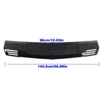 Gloss Black Front Bumper Lower Skid Plate for Chevrolet Silverado 1500 (2022–2024)