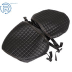 Vinyl Black Front & Rear Seat Covers for EZGO Medalist TXT (1994-2013)