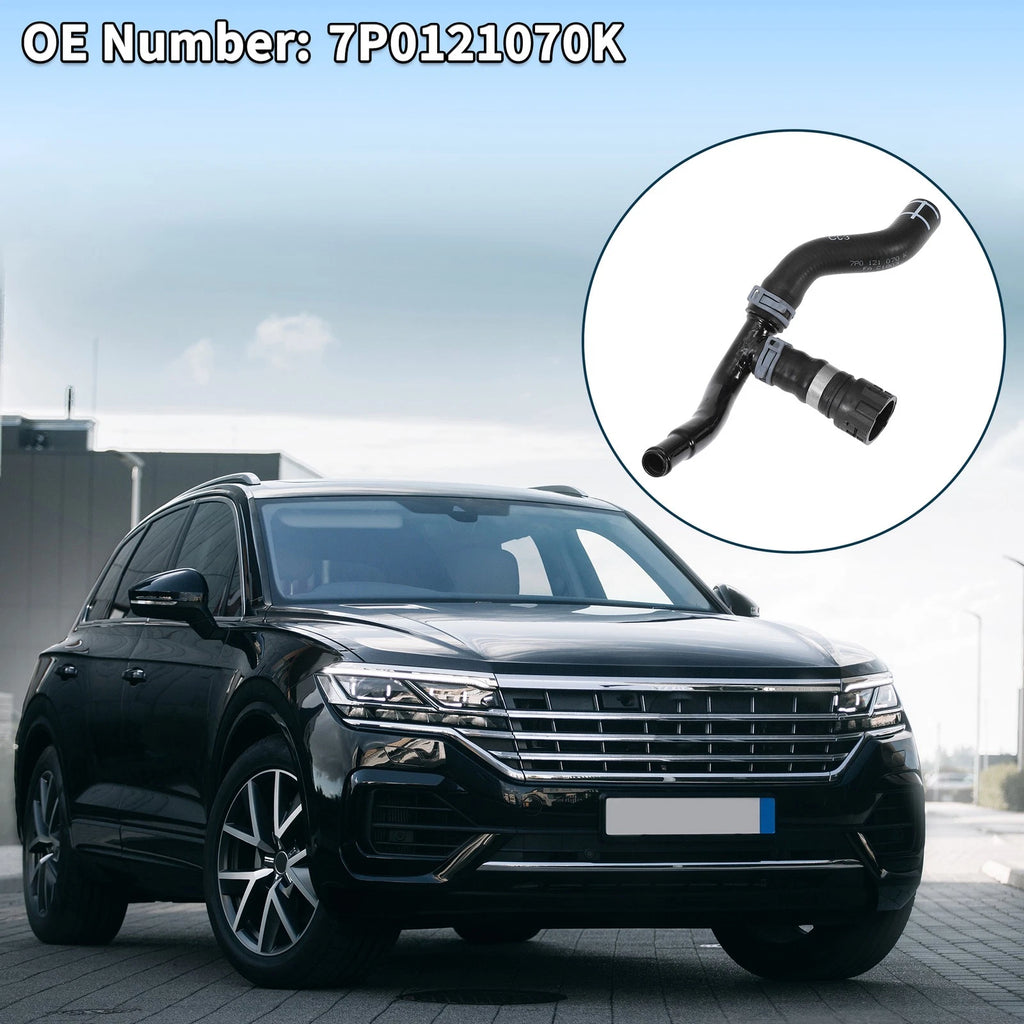 Radiator Hose Coolant Pipe for Volkswagen Touareg (2011–2018) No. 7P0121070K