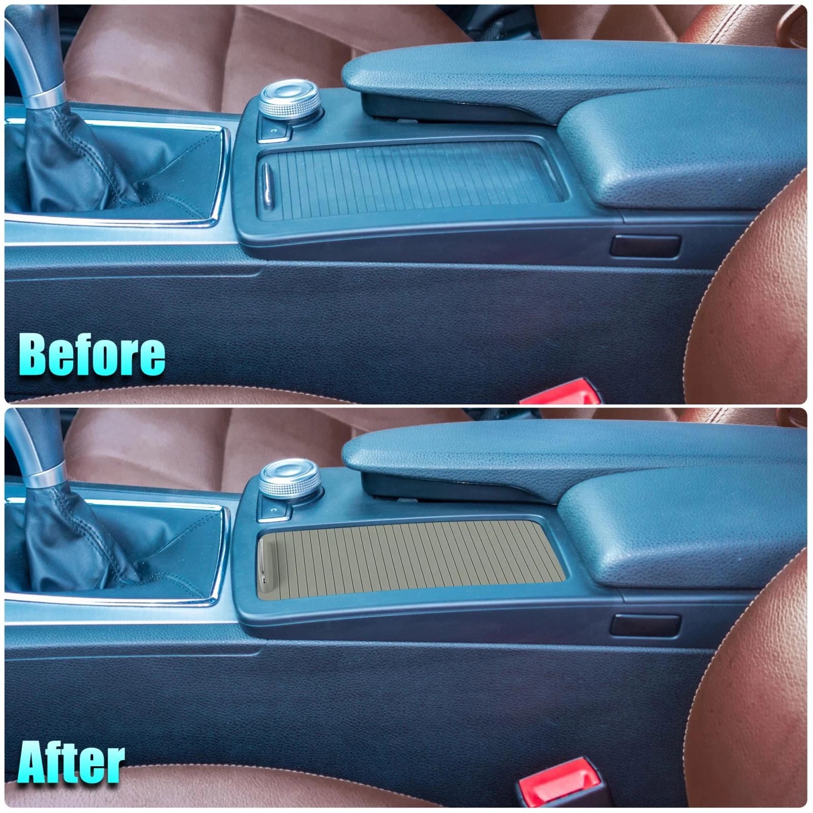 Center Console Roller Blind Cover for Mercedes Benz C-Class W204 S204 (2007–2015)