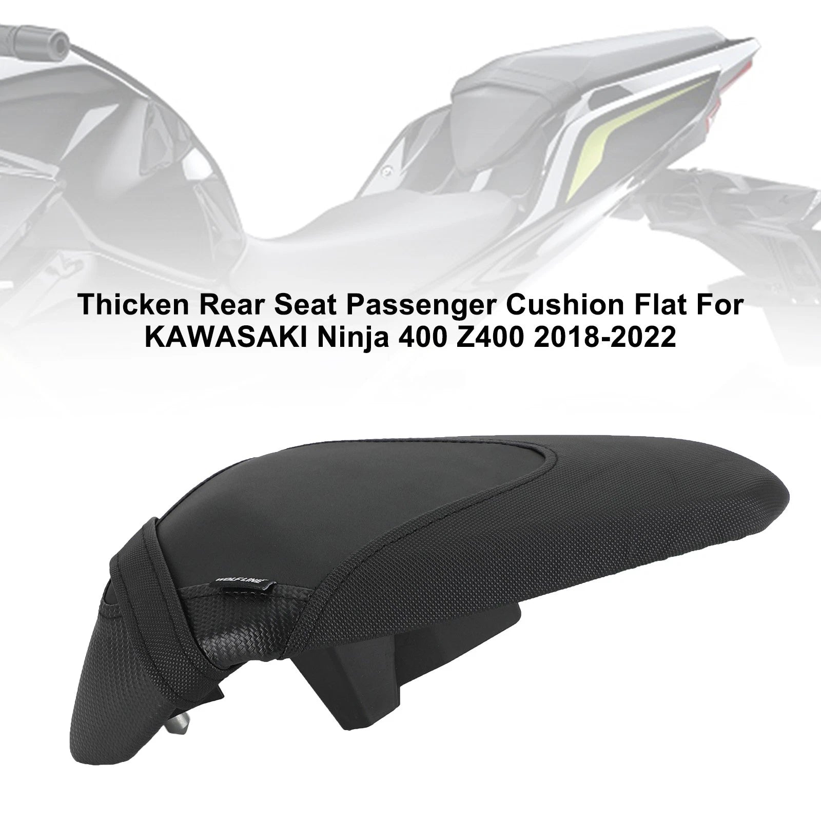 Rear Passenger Seat Cushion for Kawasaki Ninja Z400 (2018–2022)