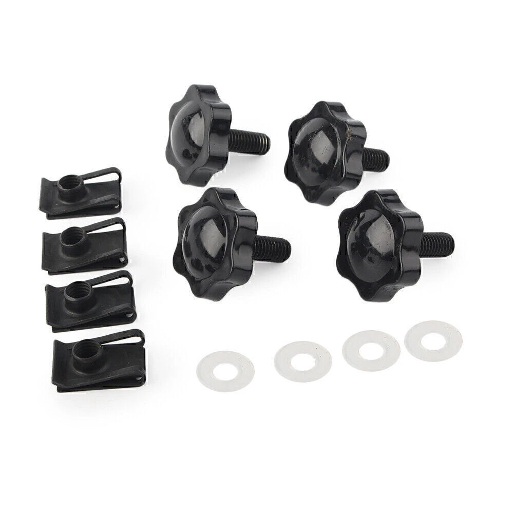 Set of 4 Saddlebag Lock Mounting Bolts for Harley FLHT FLHTCU