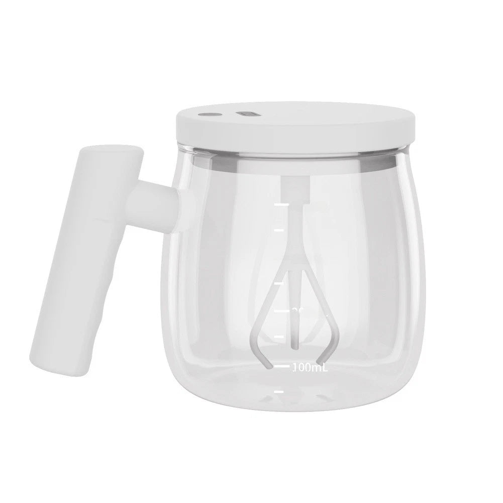 Glass Cup Mixer for Coffee Tea (Rechargeable 7000 RPM)