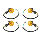 4X 6V Amber LED Indicators Turn Signals Kit for Universal Motorcycles