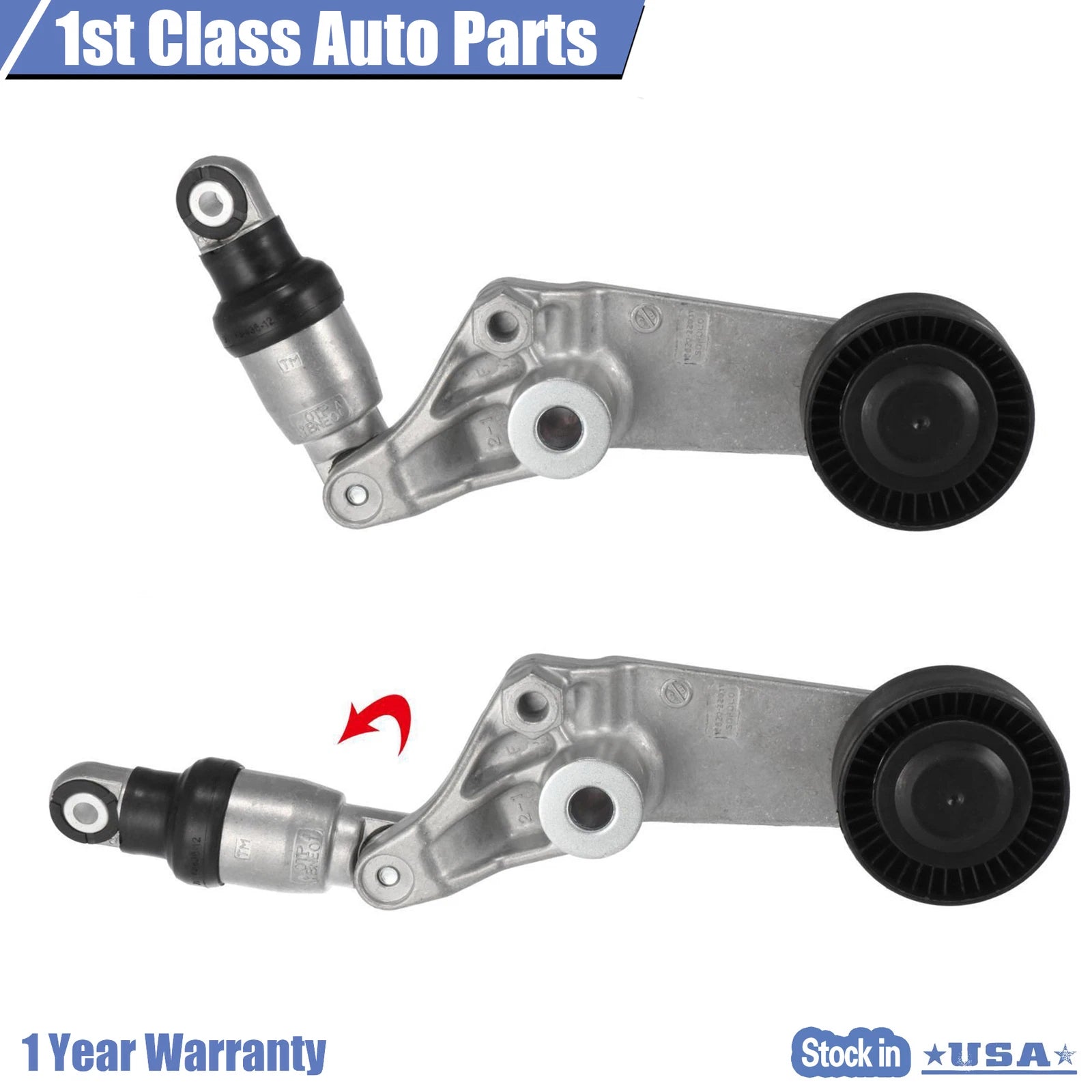 Belt Tensioner Pulley Assembly for Toyota Corolla, Prizm (1998–2008)