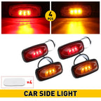 Set of 4 LED Side Marker Lights for Dodge Ram 3500 (2003â2018)
