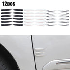 12PCS Bumper Guard Trim Strip for Car Protection