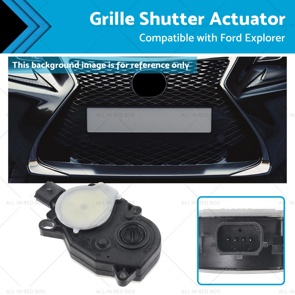Grille Shutter Actuator for Ford Explorer (2016–2019) Replaces 29761QBHD