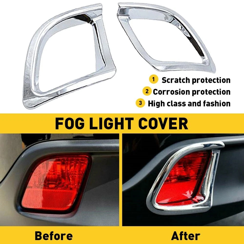 Chrome Fog Light Rear Bumper Lamp for Toyota Highlander (2014–2019)