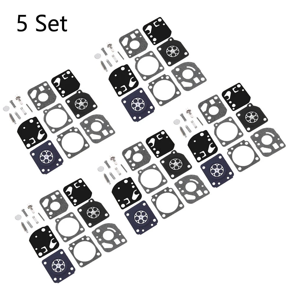 Set of 5 Carburetor Diaphragm Gasket Kit for ZAMA RB-29 RB29 C1U