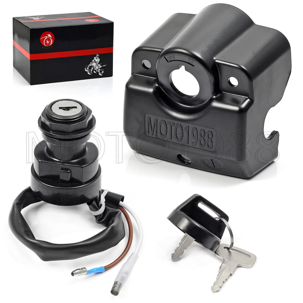 Handle Bar Key Switch Mount & Ignition Key Switch for Yamaha Blaster 200 (1992-2006)